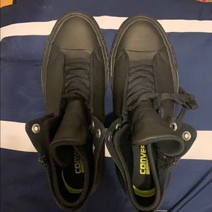 Black converse high tops